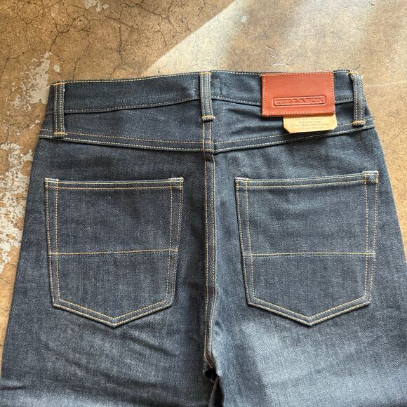 NWT Tellason Ankara Straight Leg White Oak Cone Selvedge Denim 12.5oz 28x30 New - Picture 4 of 15